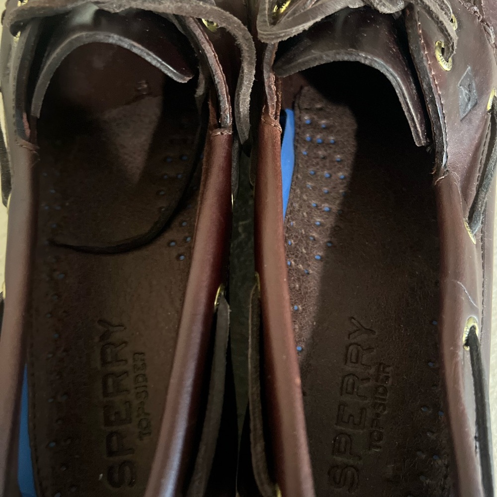 Sperry  Top-Sider Men's Authentic Original Boat Driving Shoes In Amaretto Sz 13‎ - Picture 8 of 12
